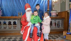 Święty Mikołaj odwiedził i obdarował dzieci z Bachórza