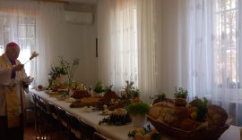 Święcenie pokarmów w Domu Prowincjalnym