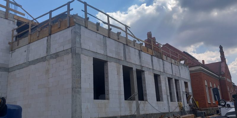 Nowa część Przedszkola szybko rośnie